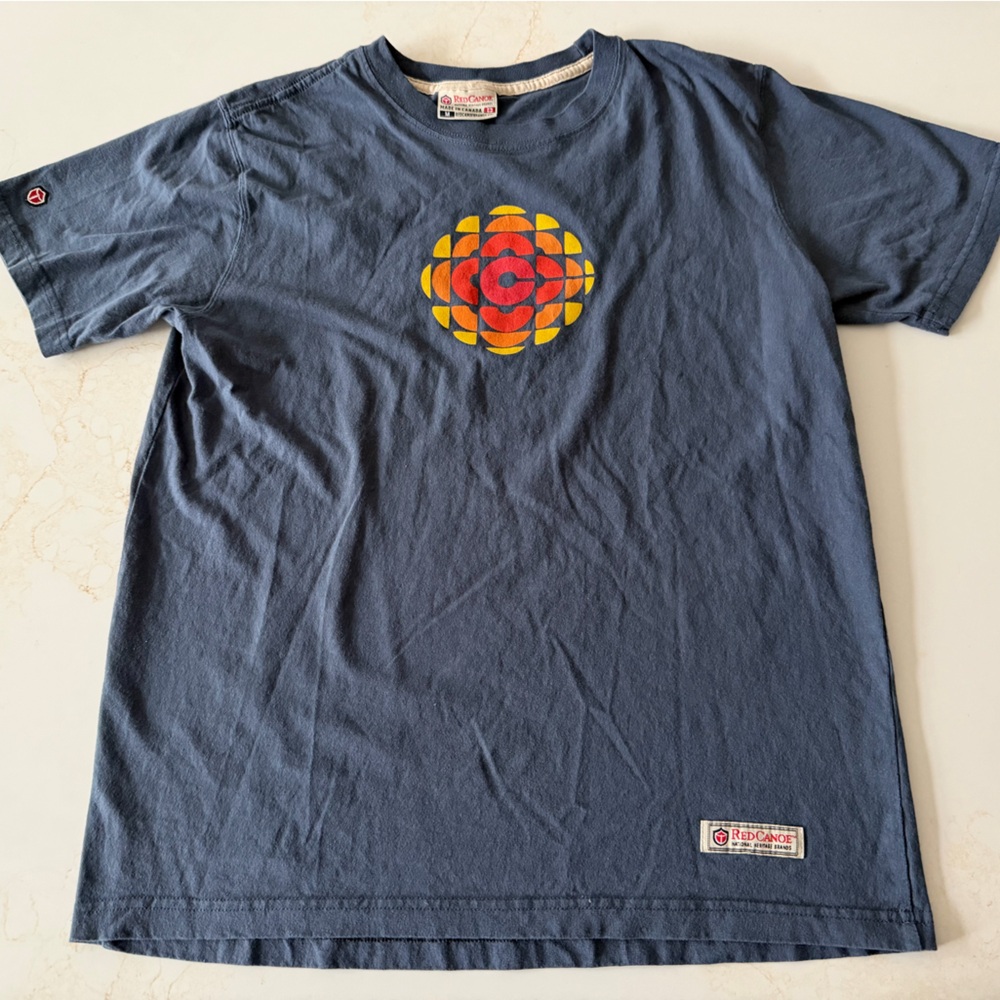 CBC made in Canada blue t-shirt